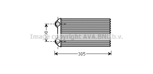 AVA QUALITY COOLING Soojusvaheti,salongiküte RT6439